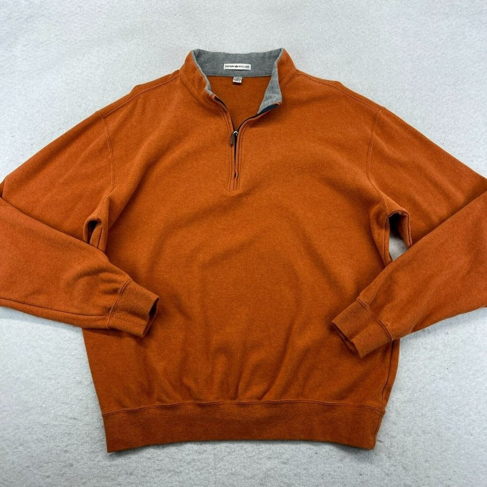 Peter Millar 1/4 Zip Pullover Jacket Sweater Medi… - image 1